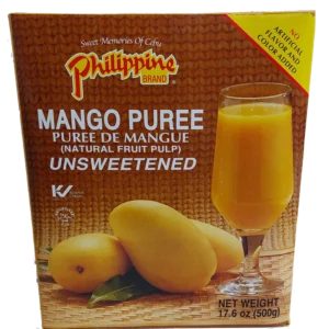 Philippine Brand Mango Puree unsweetened 500gr