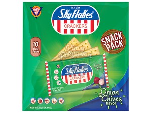 Flakes Crackers Onion & Chives Sky Flakes