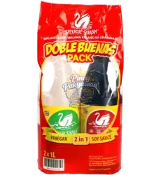 Silver Swan - Value Pack Soy Sauce + Vinegar 1L