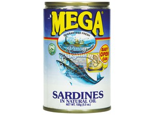 Mega Sardines in Oil 155gr
