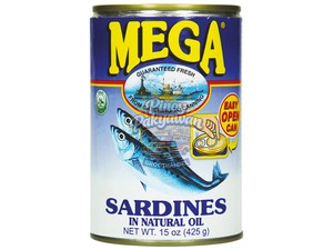 Mega Sardines in Oil 425gr